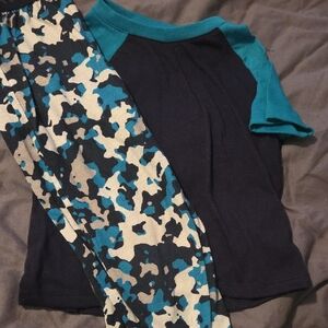 Old Navy Kids Pajama Set - Teal and Black